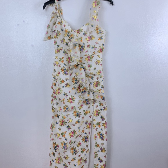 REVOLVE X by NBD Tea Time Dress in Floral Rainbow Size XS - Picture 4 of 8